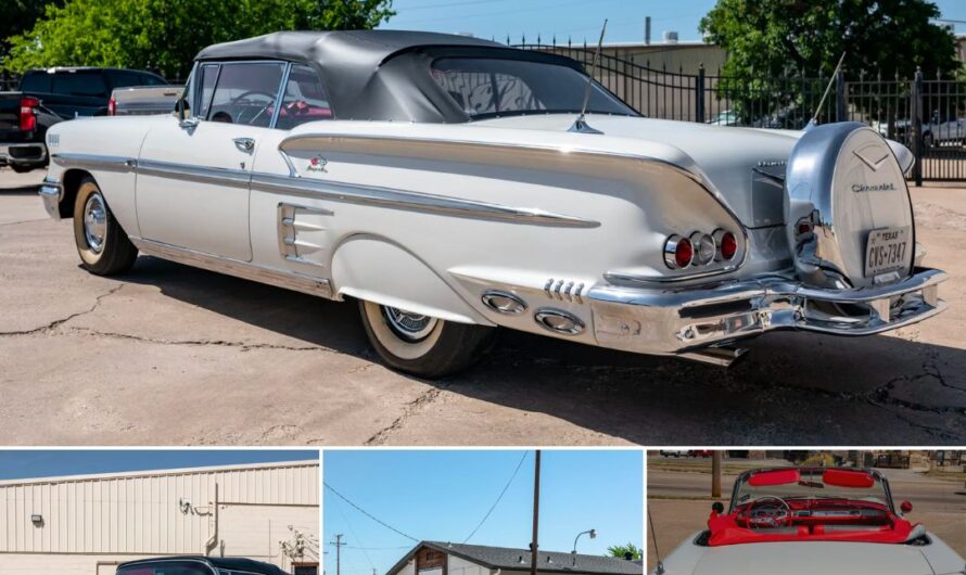 From Classic to Timeless: Unveiling the 1958 Chevrolet Impala Convertible