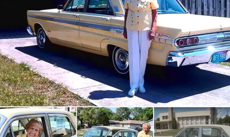 A 93-year-old woman from Florida has come to the end of her journey after covering a remarkable 567,000 miles in her 1964 Mercury