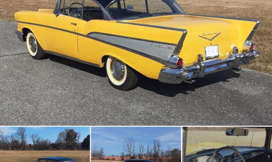 Unveiling the Classic Beauty: 1957 Chevrolet Bel Air 2-Door Hardtop