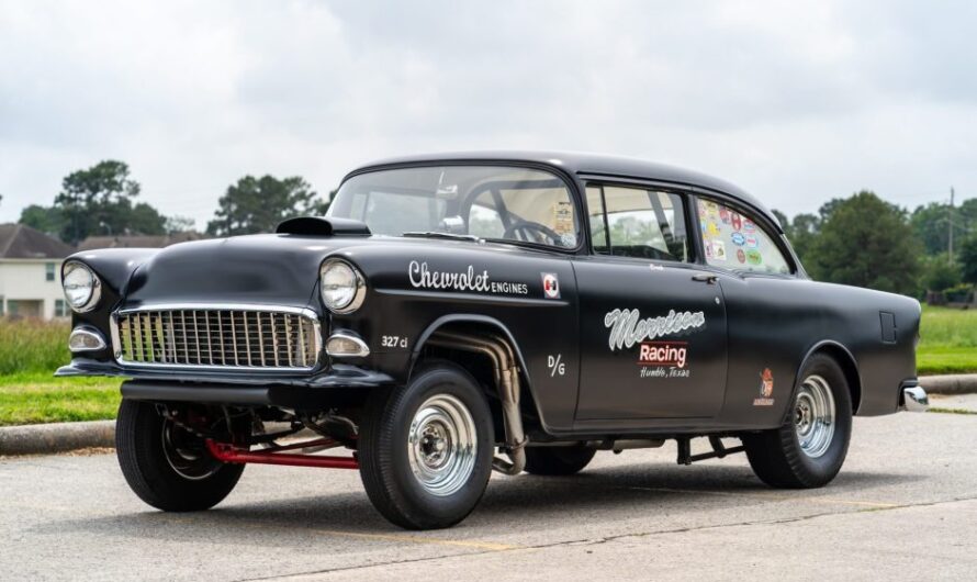 Gasser-Style 1955 Chevrolet Bel Air 2-Door Sedan 5-Speed