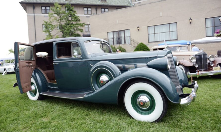 Unveiling the Timeless Elegance: The 1937 Packard 1501 Super Eight Formal Sedan