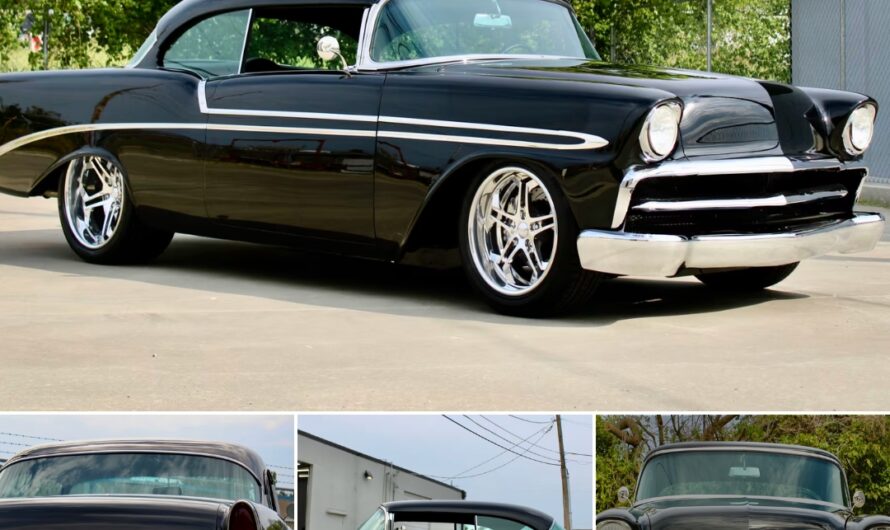 Ride in Style: Exploring the Luxurious Makeover of the 1956 Chevy Bel Air LS1 V-8