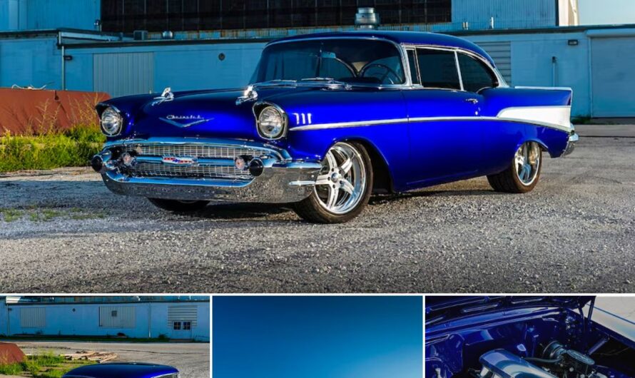 Stunning 1957 Chevy Bel Air Hand-Me-Down with Pro Touring Style