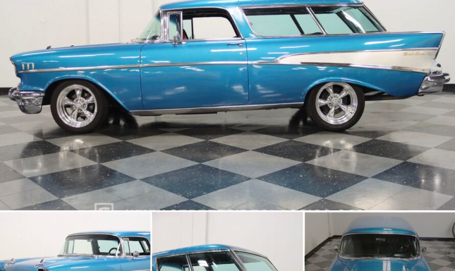 Blue Beauty: Unveiling the Timeless Elegance of the ’57 Bel Air Nomad