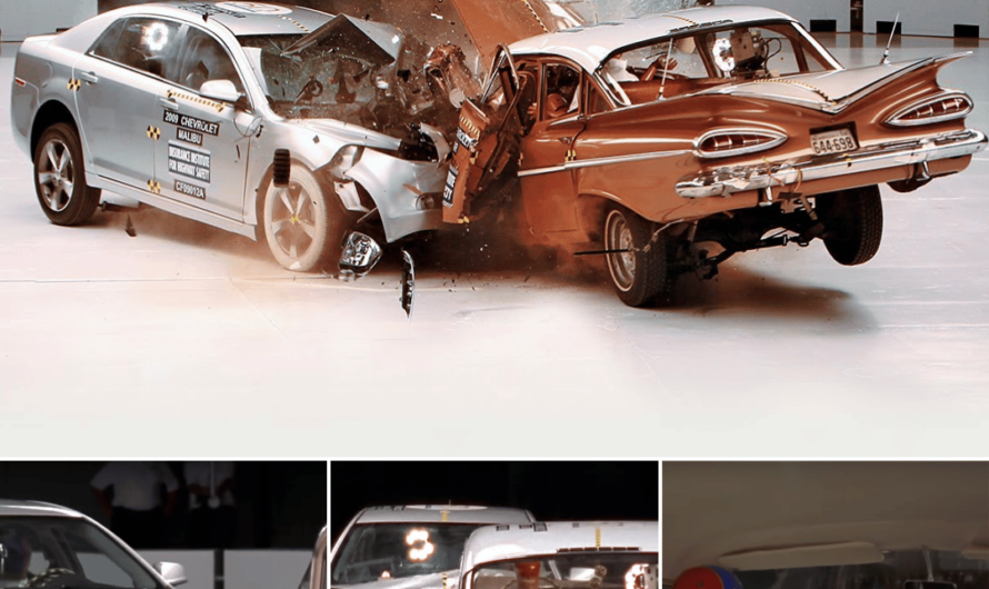 1959 Chevrolet Bel Air vs. 2009 Chevrolet Malibu IIHS Crash Test: A Tale of Two Eras