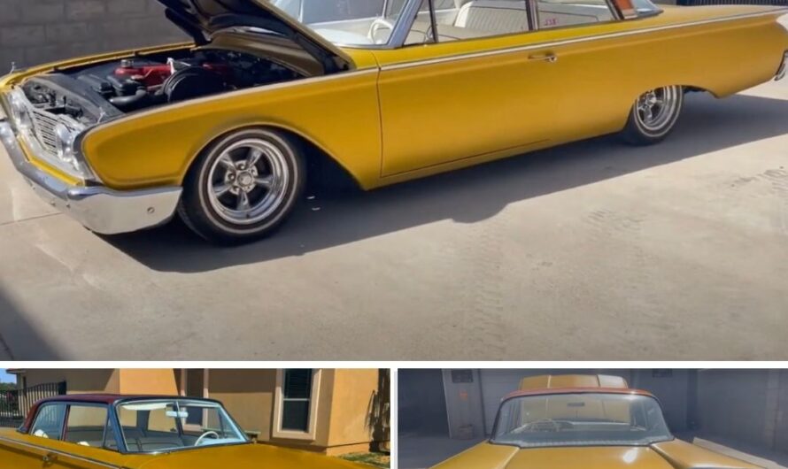 Beautiful Custom Built 1960 Ford Fairlane 500: A Vintage Beauty that Turned Heads