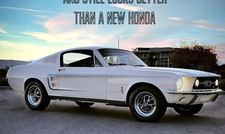 Unleash the Power of the 1967 Ford Mustang Fastback: The Iconic American Muscle Car That Continues to Turn Heads