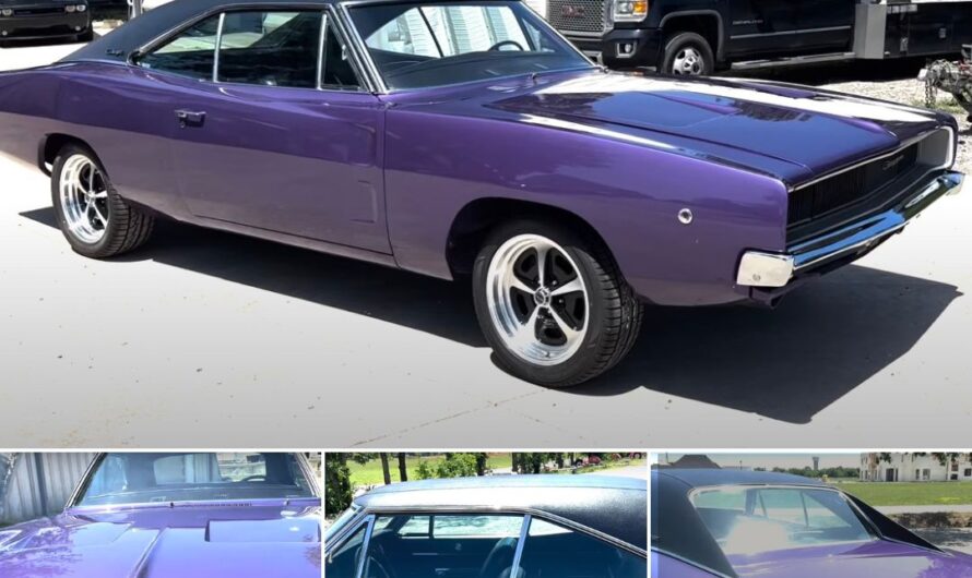 Unveiling the Allure: 1968 Dodge Charger’s Resplendent Beauty