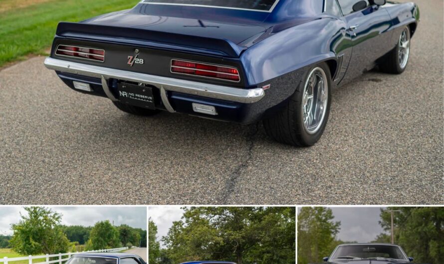 Unveiling the Legend: The 1969 Blue Camaro Z28 Pro-Touring Revival