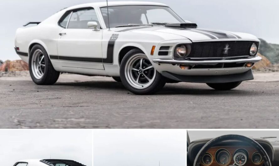 The Legend Reborn: A Modified 1970 Ford Mustang Boss 302 6-Speed with an Unrivaled 45-Year Legacy