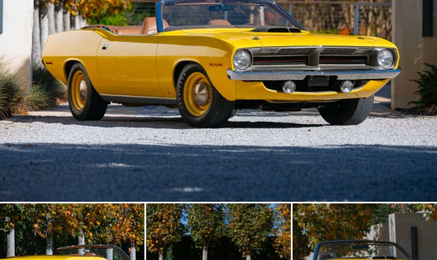 From Rotisserie to Road: The Meticulous Restoration Journey of the Legendary 1970 Hemi Cuda Convertible