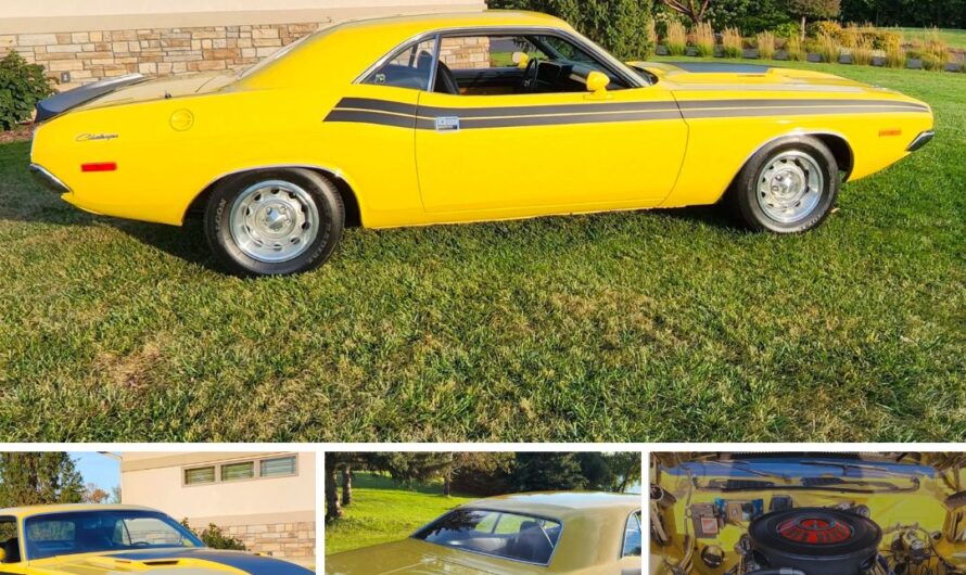 Unearth the Legend: 1972 Dodge Challenger 340 4-Speed