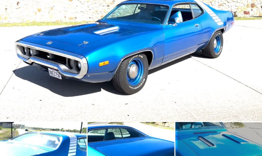 Unveiling the Marvel: 1972 Plymouth Satellite Sebring Plus