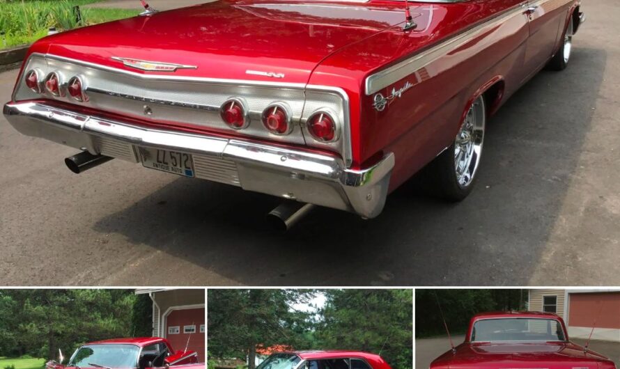 1962 Chevrolet Impala Sport Coupe with a 572-cubic inch engine and a 4-speed transmission