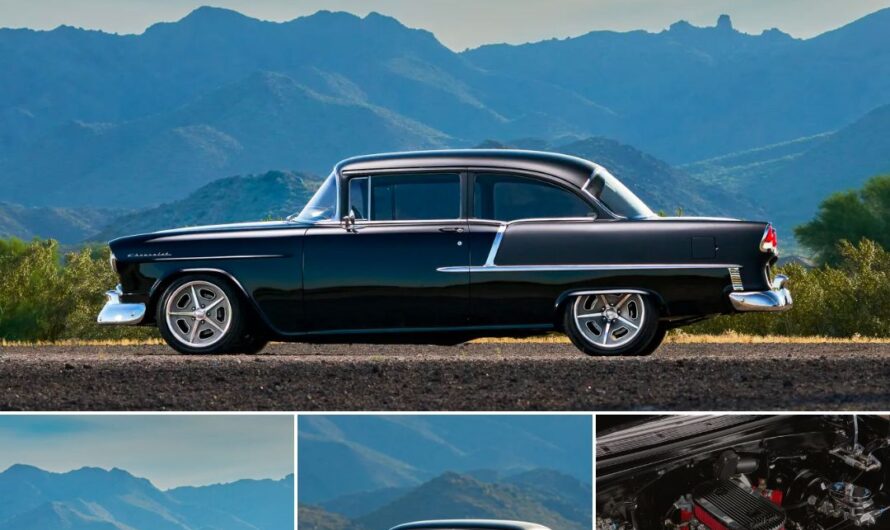 Unveiling the Dominant 350-Powered 1955 Chevrolet 210 2-Door Sedan