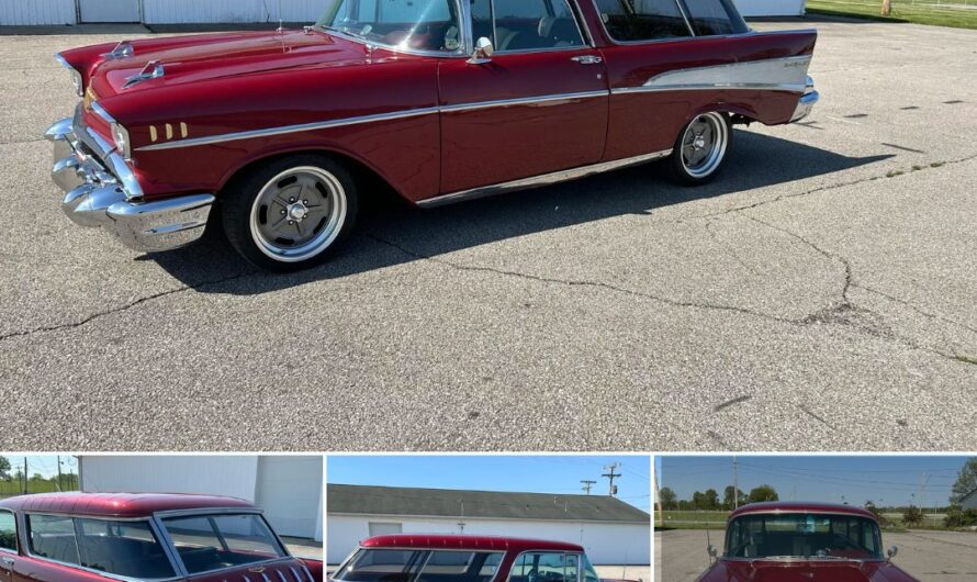 Unveiling the Timeless Marvel: 350-Powered 1957 Chevrolet Bel Air Nomad