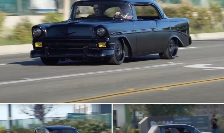 Matte Black Elegance Meets LS3 Power: The Enchanting Custom Chevy