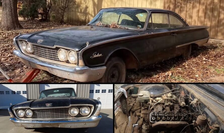 1960 Ford Starliner Resurfaces from 42-Year Barn Hiatus with Single Owner History!