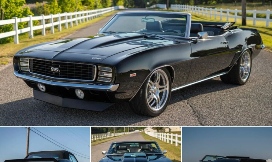 1969 Chevrolet Camaro Triple Black RS/SS: The Pinnacle of Vintage Muscle Cars