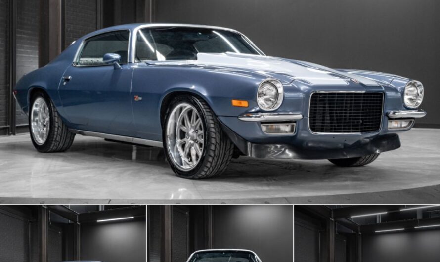 Unveiling the Potent Strength of the Timeless Muscle: The 1971 Chevrolet Camaro with a 502 Big Block Engine