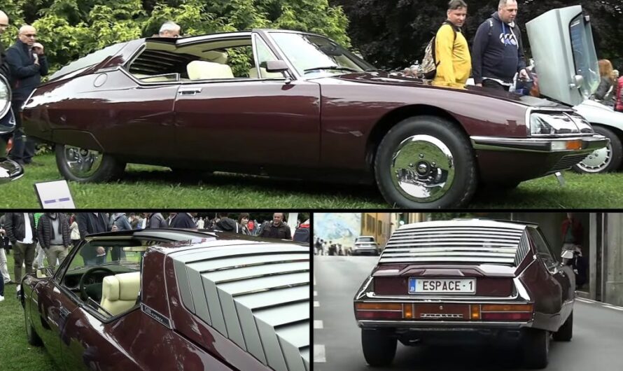 1971 Citroen SM Espace Heuliez Flaunts Targa Roof and Powerful Maserati V6 Engine!