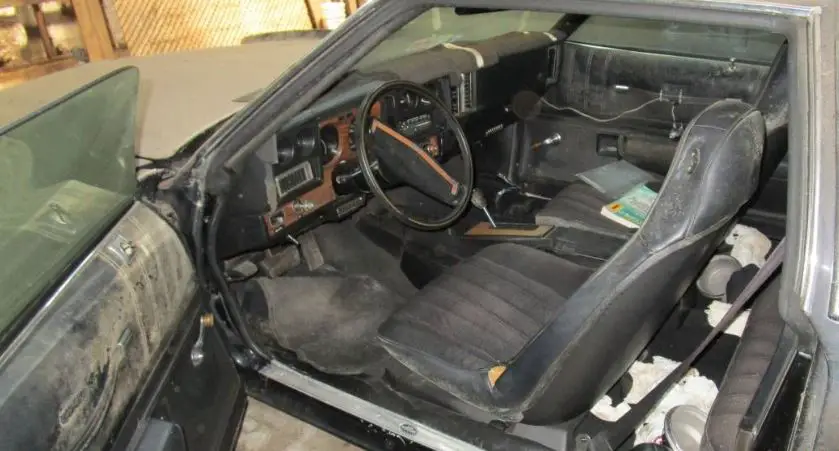 The Monte Carlo's interior was worn and damaged. 