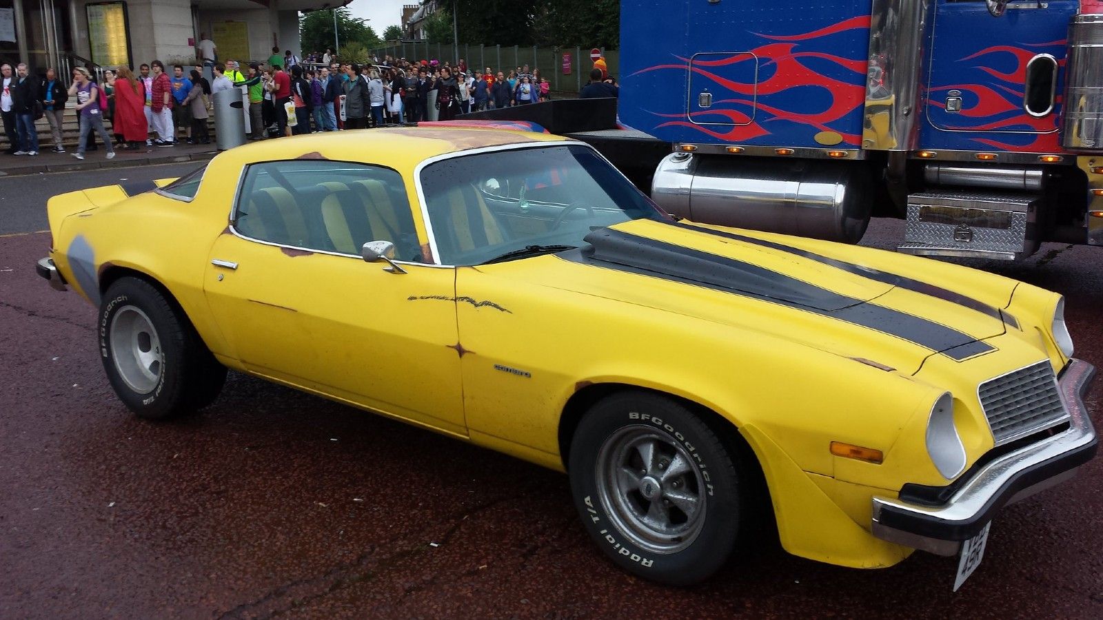 Yellow 1977 Chevrolet Camaro