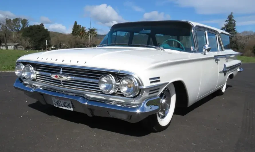 Unveiling the Automotive Marvel – The 1960 Chevrolet Impala Nomad Wagon – A Testament to Style and Versatility