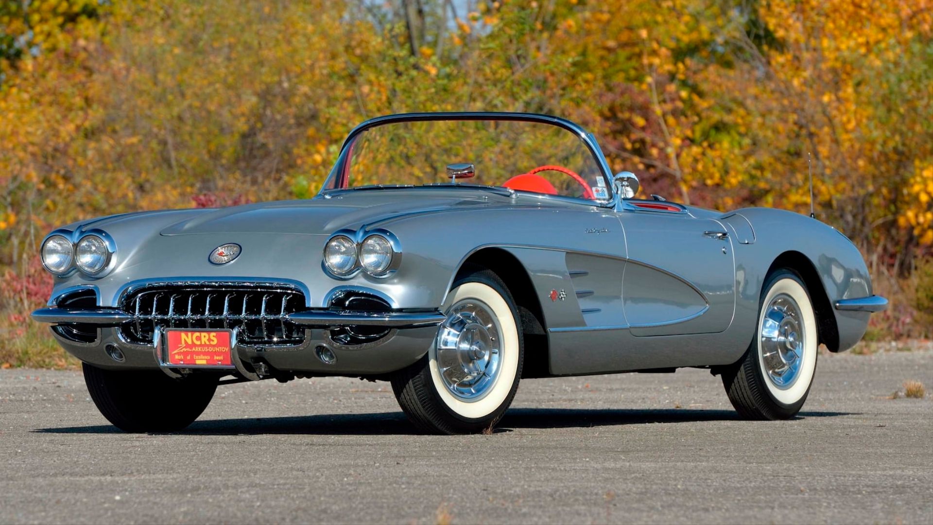 1958 Chevrolet Corvette Convertible Front Quarter View