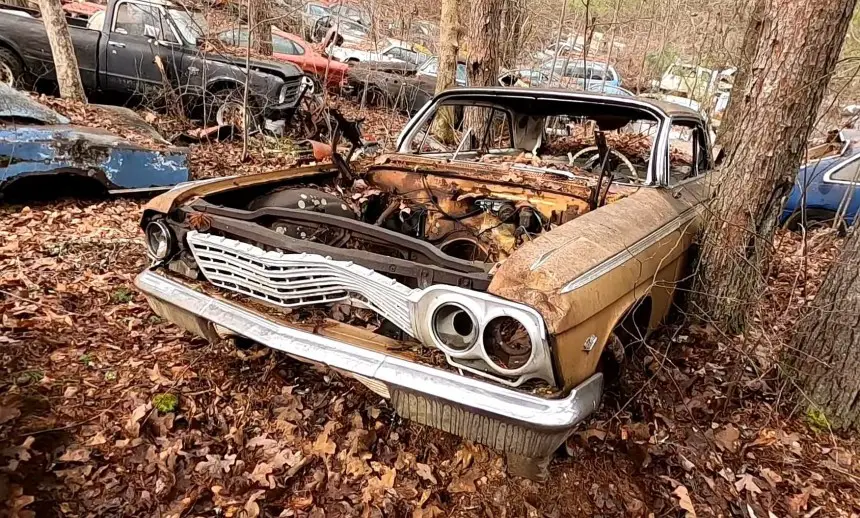 1962 Chevrolet Impala SS Golden Anniversary junkyard find