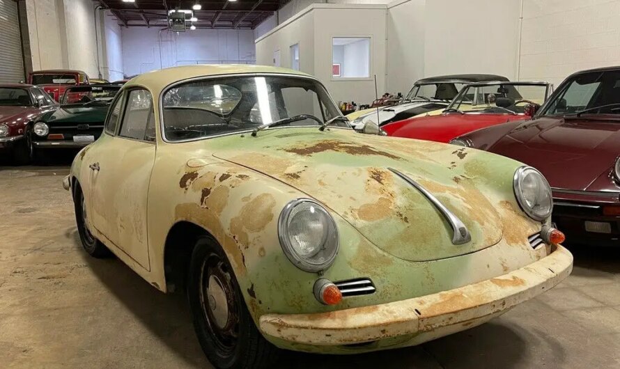 1963 Porsche 356 Found in a Barn Has Been Sitting for 40 Years, Still Runs