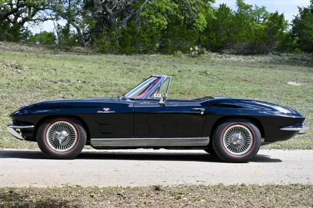 No Reserve: 1963 Chevrolet Corvette Convertible 327/360 Fuelie 4-Speed