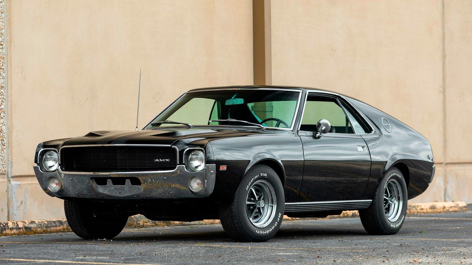 A parked 1968 AMC AMX