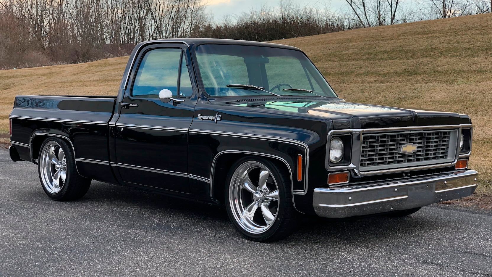 1973 Chevrolet C10 Black 