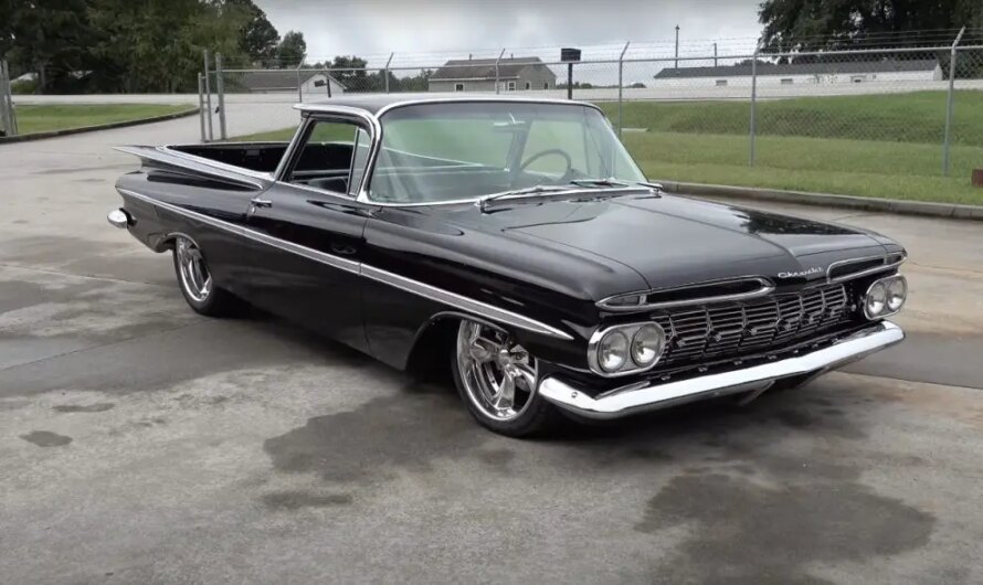 1959 Chevrolet El Camino with Concept One Pulley System, Pro Auto Custom Interiors, and Alloway’s Hot Rod Shop