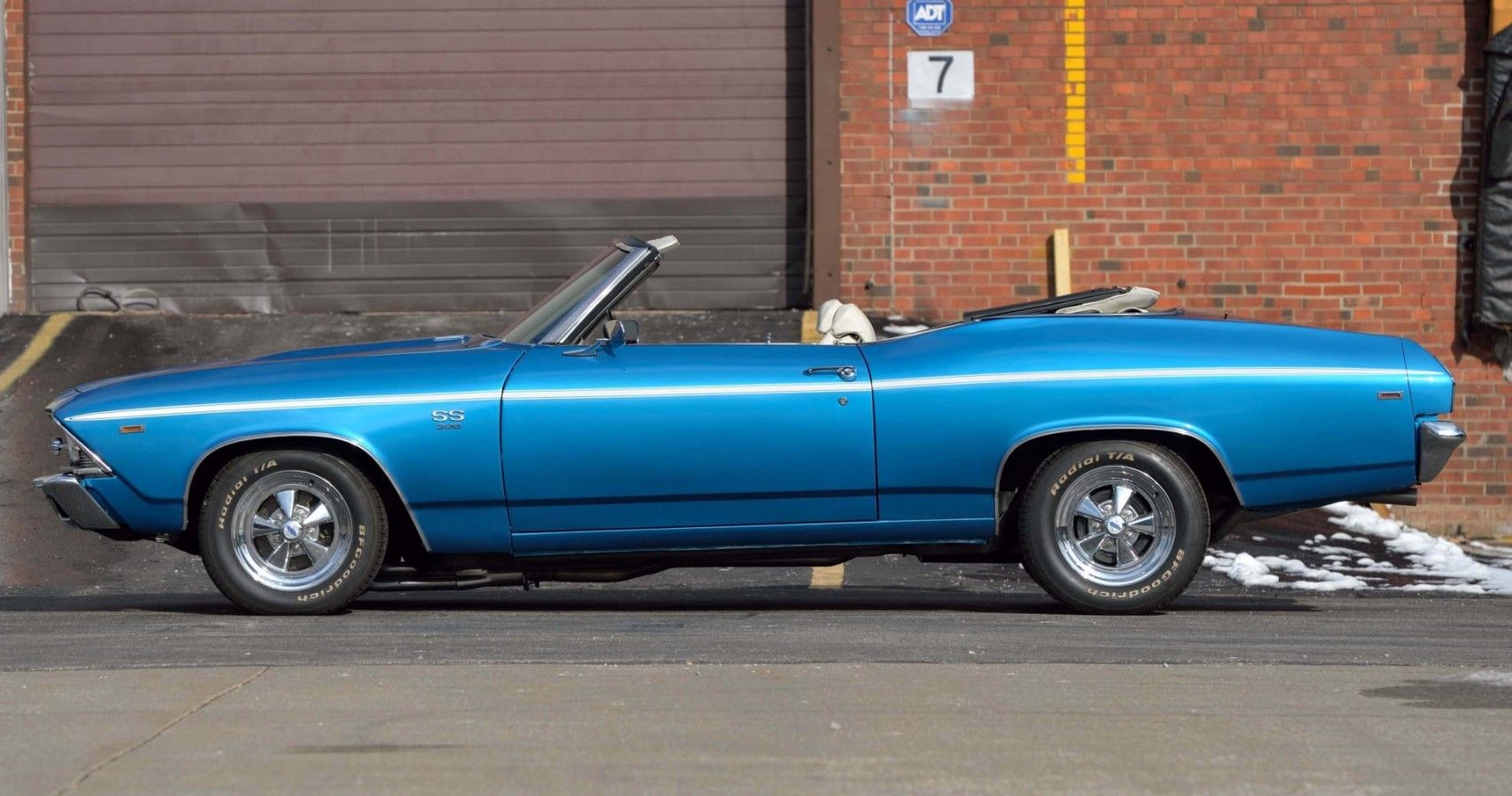  Bruce Springsteen‘s Old 1969 Chevrolet Chevelle Convertible side profile view