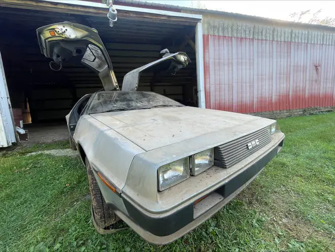 Illinois-based DeLorean Midwest helped unearth a DeLorean out of a barn in Dousman with only 977 miles on the odometer. The vehicle was filled with evidence of rodents but was also apparently all or mostly original -- including the factory tires.