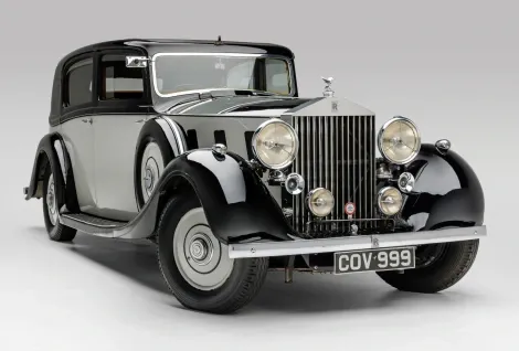 two-tone 1936 Roll Royce Phantom III 