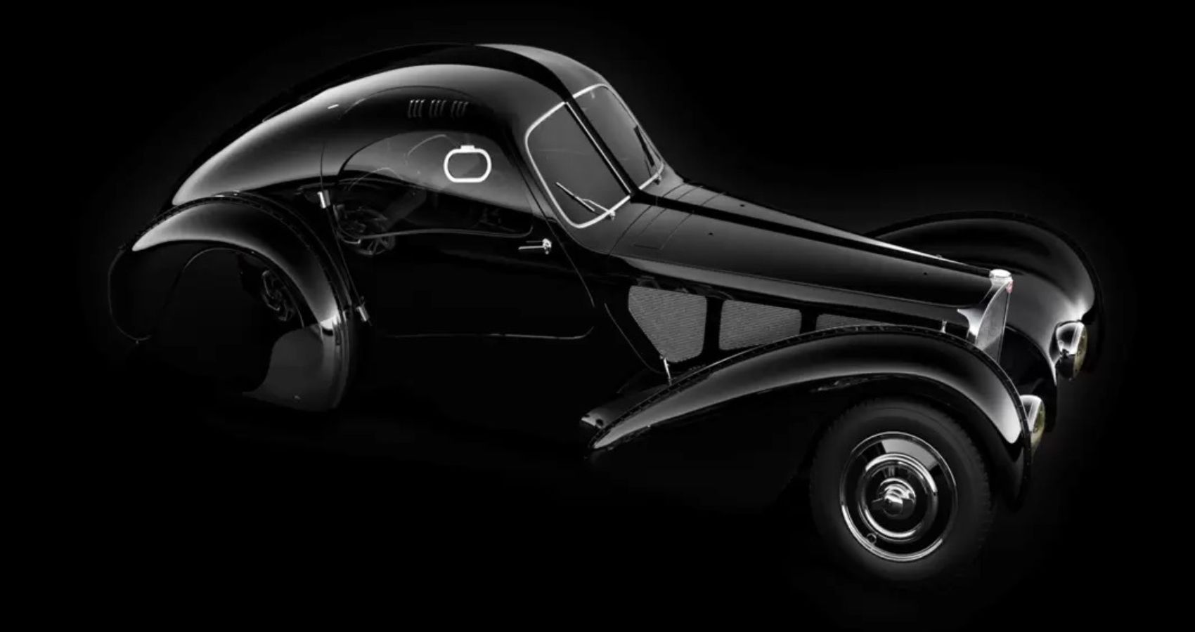 Bugatti Type 57SC La Voiture Noire Side View