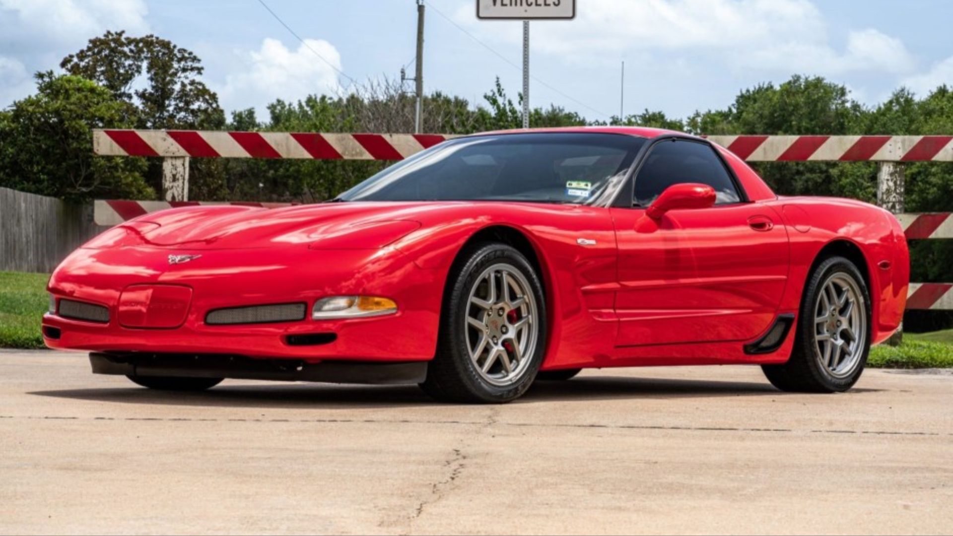 Red 2003 Chevrolet Corvette Z06