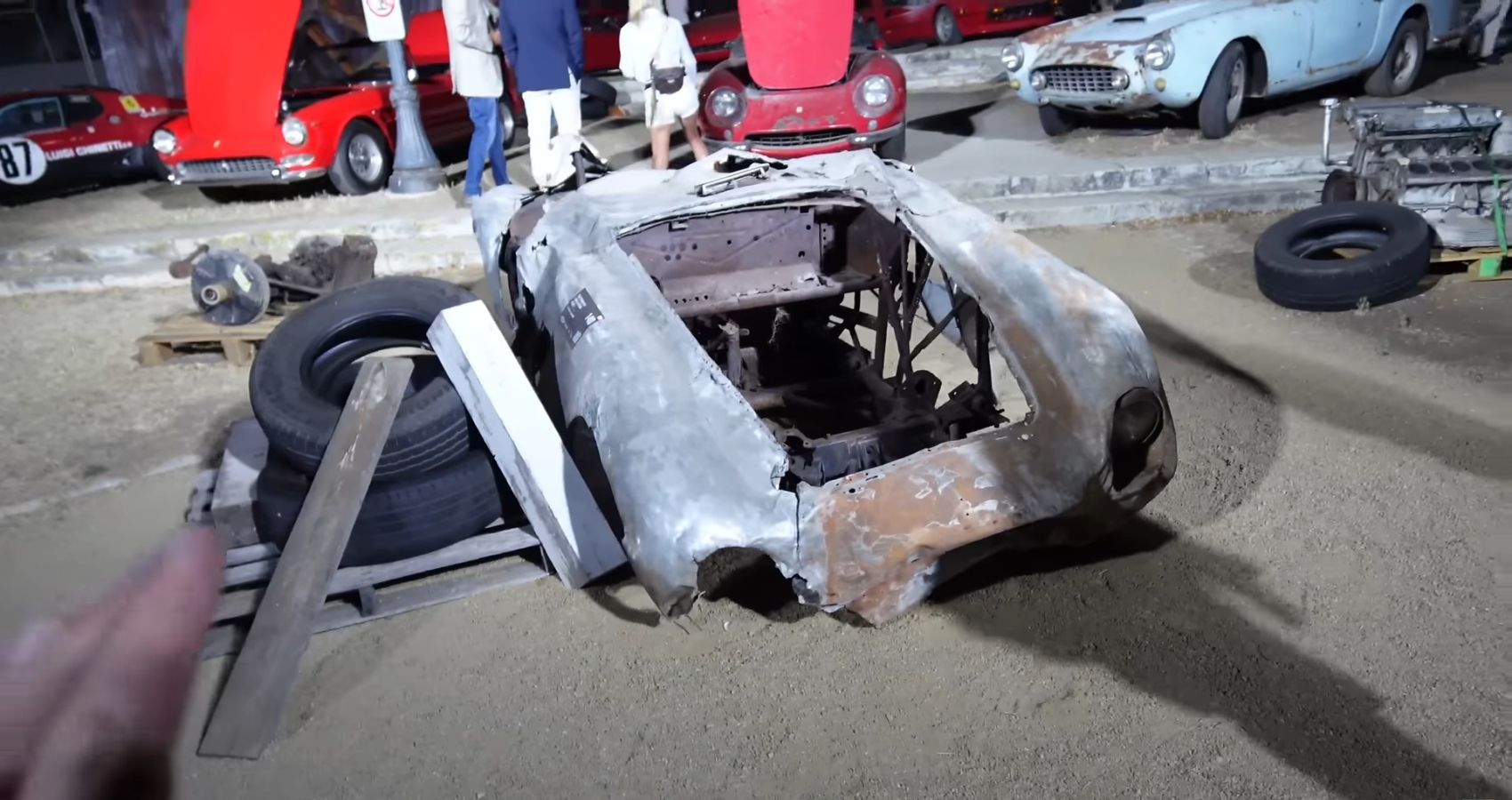 Ferrari 500 Mondial Burnt Out Barn Find