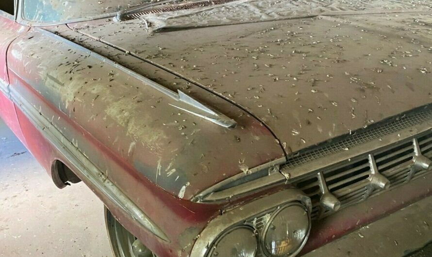 The 1959 Chevrolet Impala Abandoned in Garage Reveals Mysterious Details