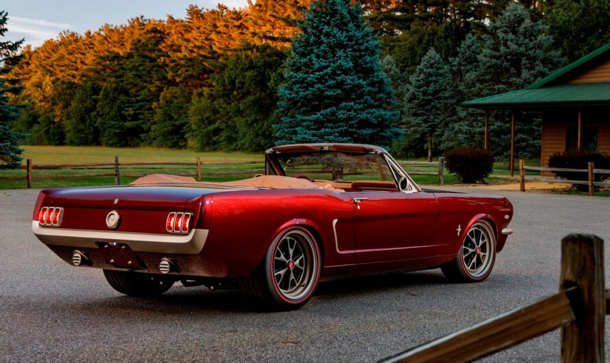 A Close-Up of the Beautiful 1965 Restomod Classic Supercar – Ford Mustang Convertible, Reinvigorated After Nearly 7 Decades