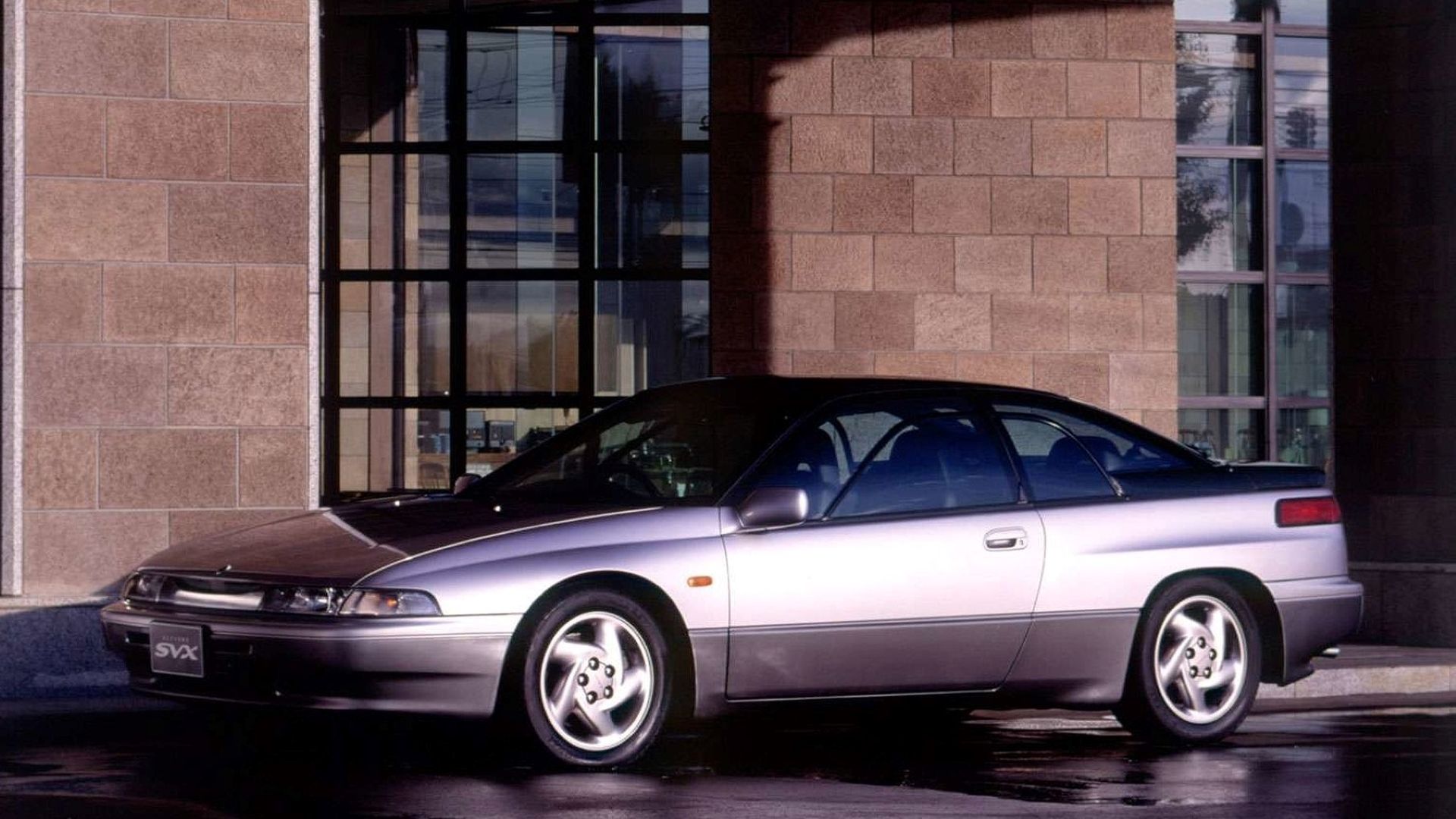 Side shot of the 1991 Subaru SVX