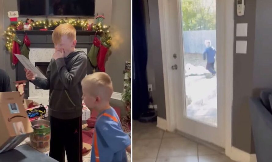 Kids Overjoyed After Parents Surprise Them With Dog They Had Been Fostering