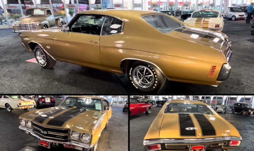 The Inaugural 1970 Chevy Chevelle LS6: Original Numbers-Match Beauty in Gold